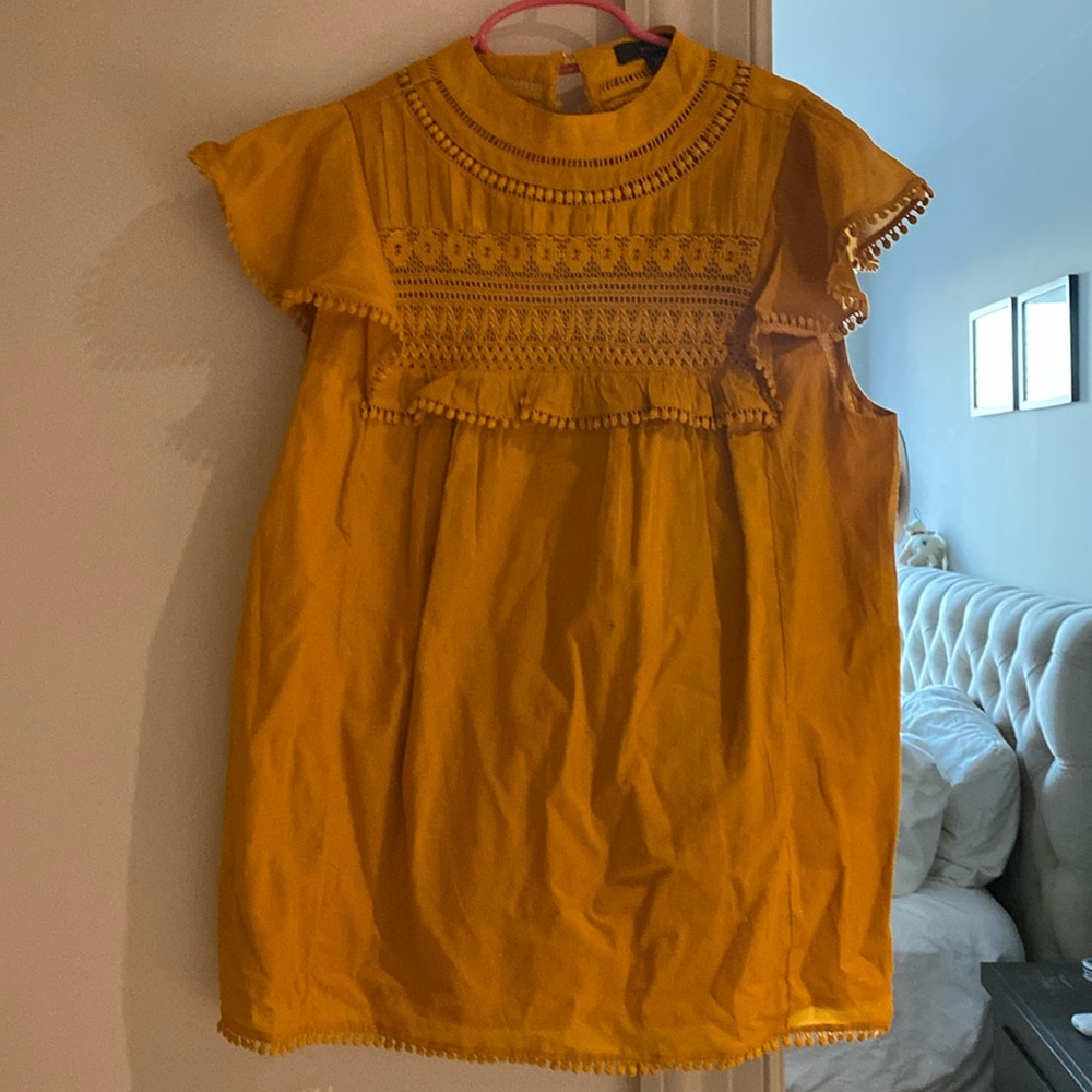 JCrew short sleeve blouse - never worn